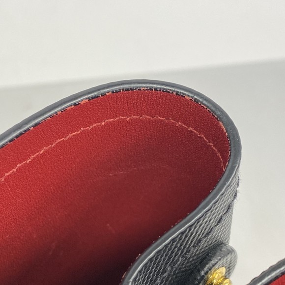 Prada Tote Bag Saffiano Leather Black Red - Picture 13 of 14